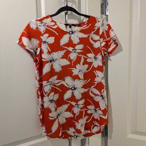 Vero Moda Floral T-Shirt Blouse, Size Small